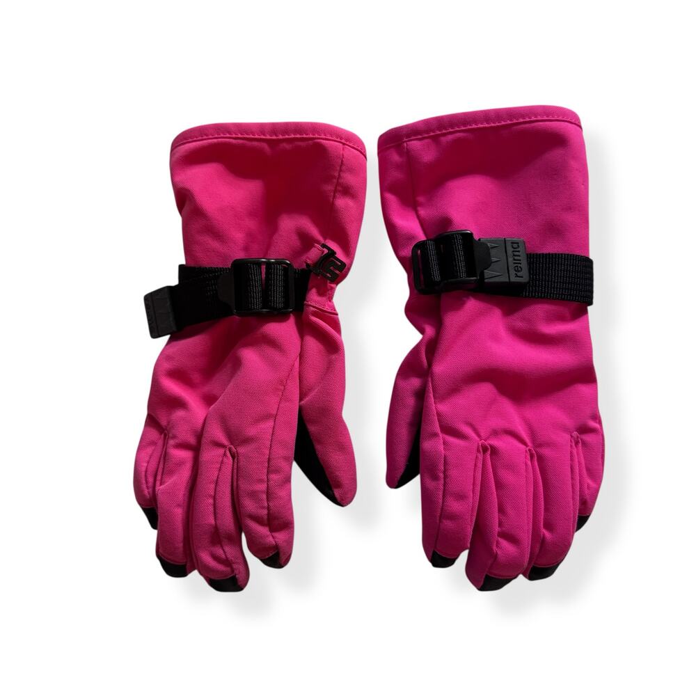 Reima pink & black gloves